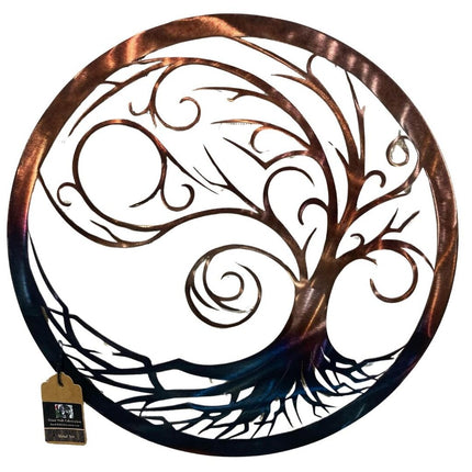 Starry Night Tree Metal Wall Art