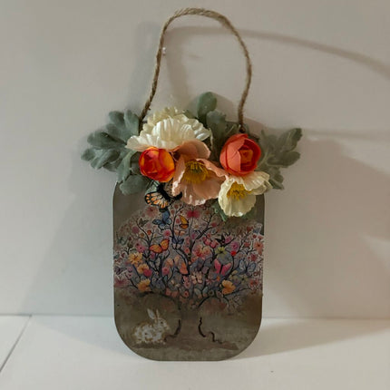 22.50 metal hanger butterfly tree