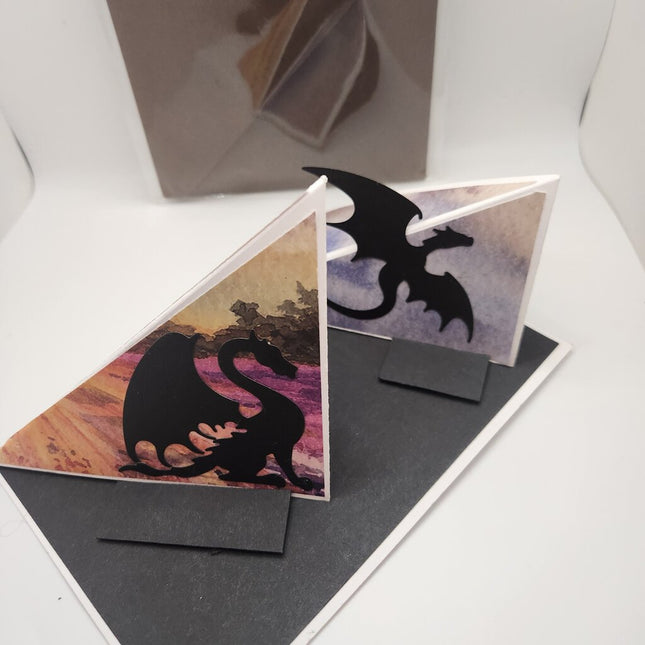Double Easel Card/Dragons
