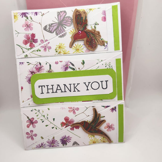 Triple Easel Thank You Card