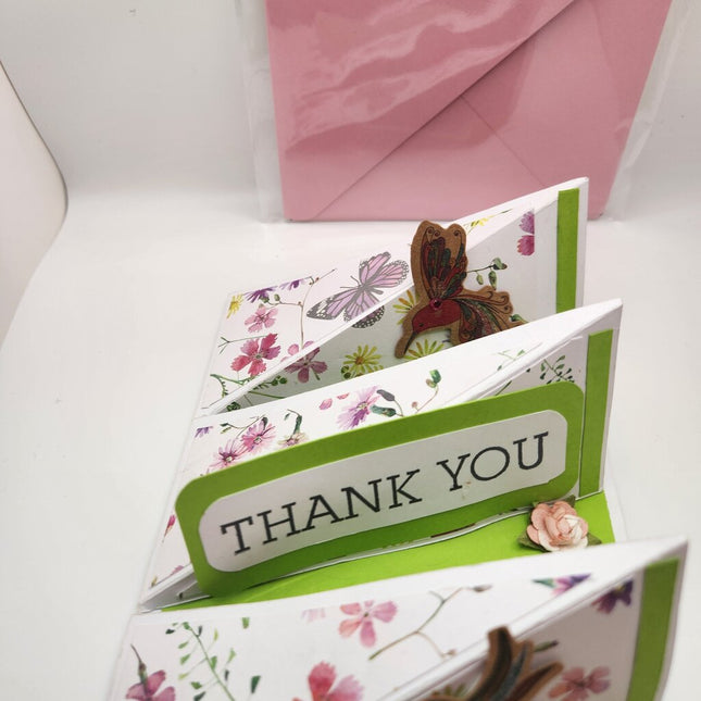 Triple Easel Thank You Card