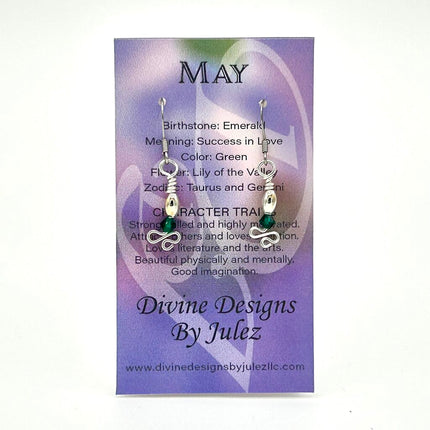 Birthstone Earrings - 05 May