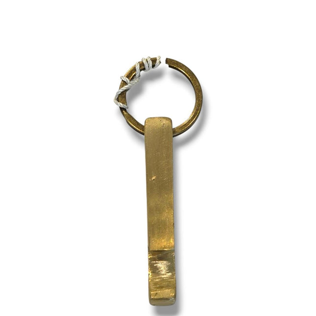 Recycled Brass Bottle Opener Keychain