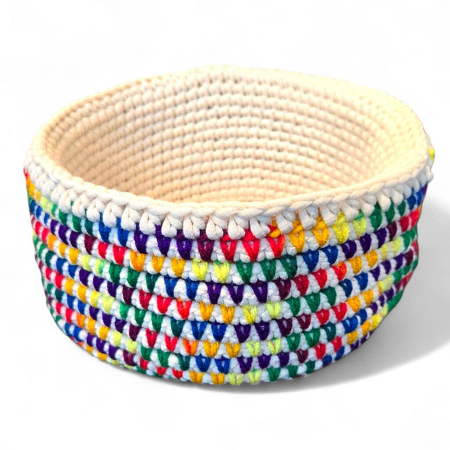 Cream w/ rainbow