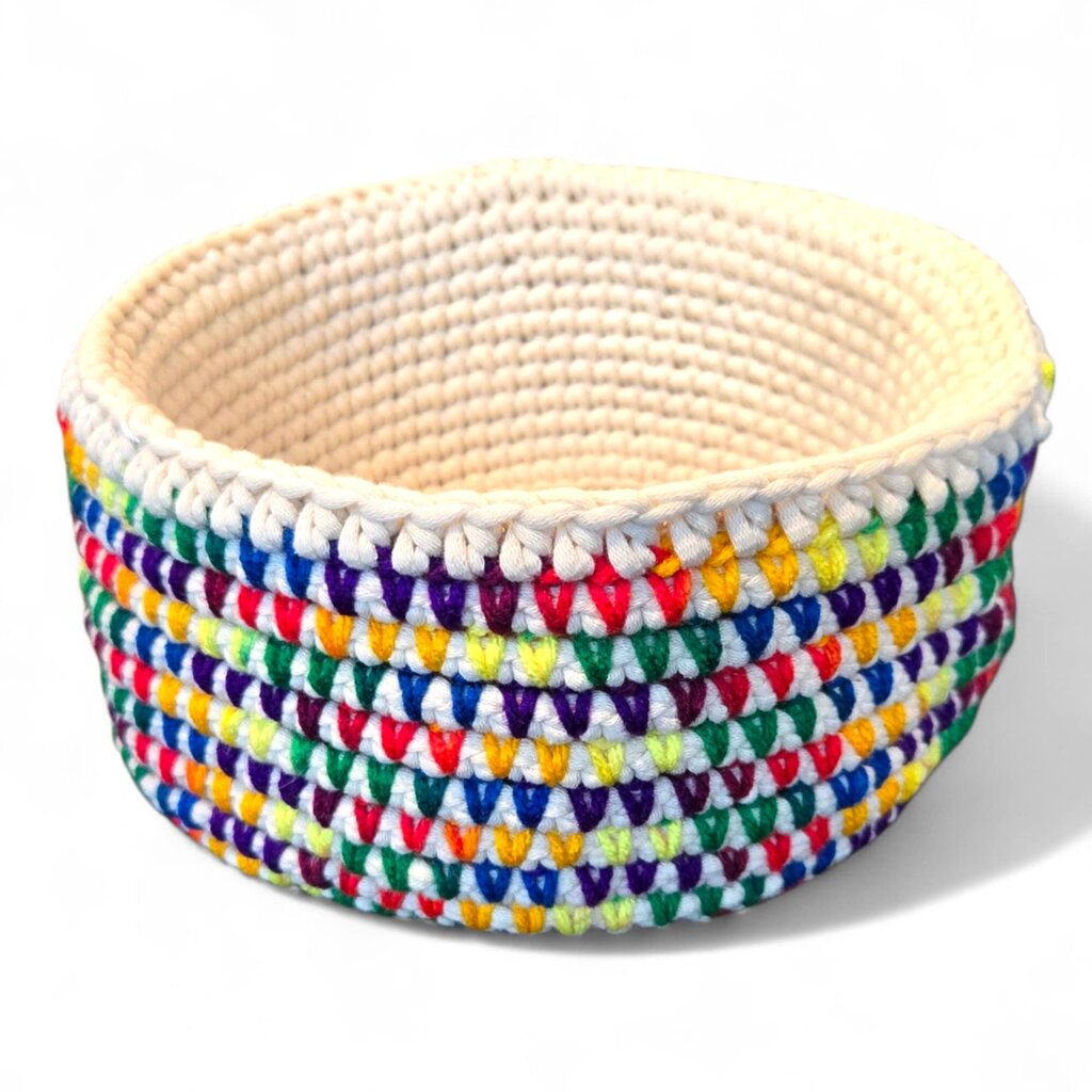 Cream w/ rainbow