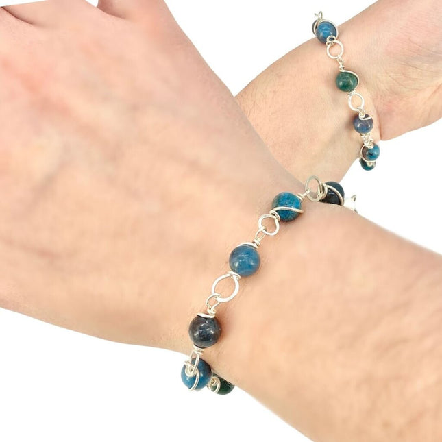 Apatite Sterling Silver Bracelet