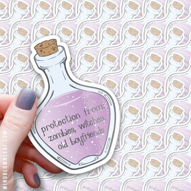Sticker - Protection Spell Jar 3/$10