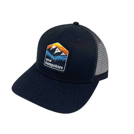 NH Retro Patch Hat - Black