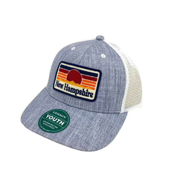 NH Sundrop YOUTH Hat- Heather Blue