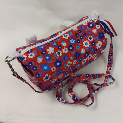 Bicycle Bag Red Floral