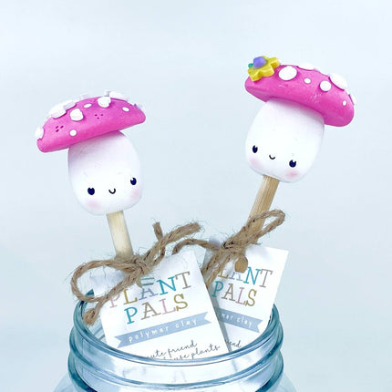 HOT PINK MUSHROOM PLANT PAL