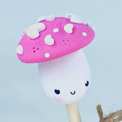 HOT PINK MUSHROOM PLANT PAL - view 2