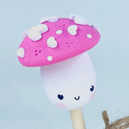 HOT PINK MUSHROOM PLANT PAL