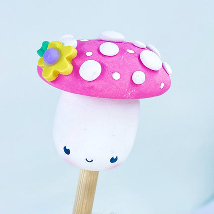 HOT PINK MUSHROOM PLANT PAL