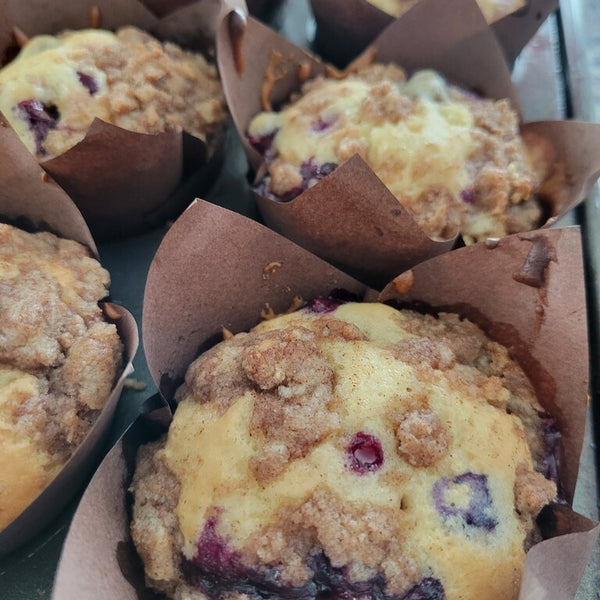 Memorial Day Pre Order Blueberry Muffins 6 count