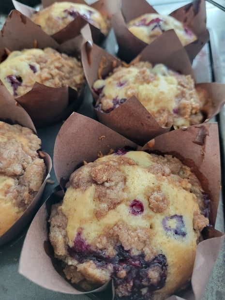 Memorial Day Pre Order Blueberry Muffins 6 count