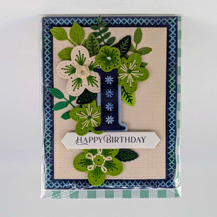Stitched l Birthday Greeting Card