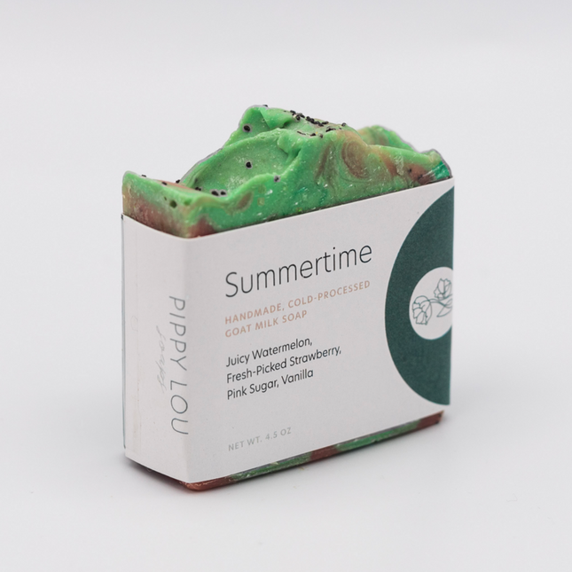 Summertime Goat Milk Soap Bar