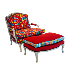Buoy chair & ottoman set - view 3
