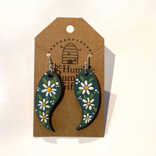 Rain daisy paisley earrings