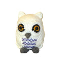 Simon the Snowy Owl Crochet Stuffed Animal
