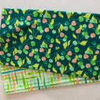 9x13 / fruit & lattice, green / New