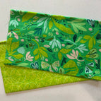 9x13 / green leaves/circles / New