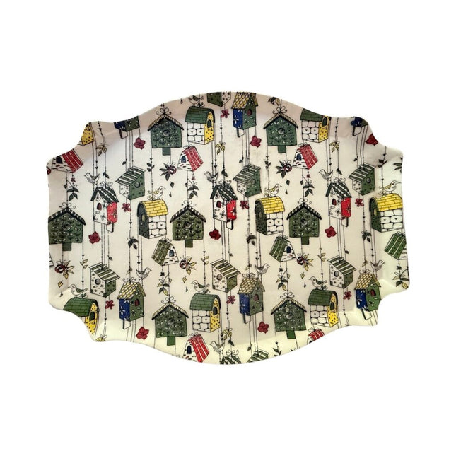 Bird House - Large Plate