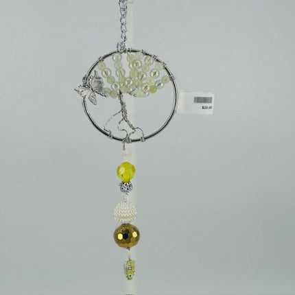 Tree of life citrine stone Suncatcher