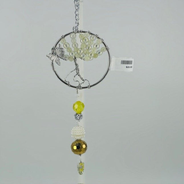 Tree of life citrine stone Suncatcher