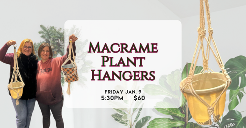 01/09 Macrame Plant Hangers