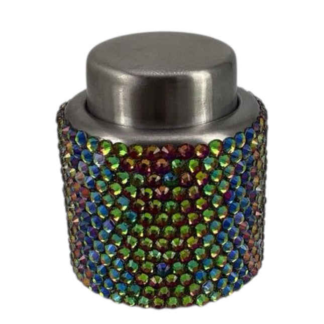 Rainbow AB Rhinestone Wine Stopper