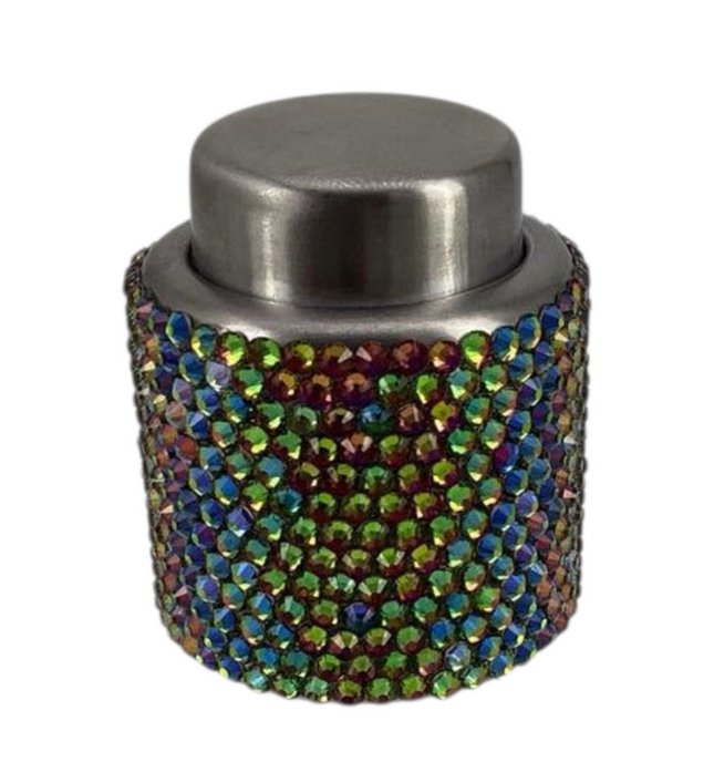Rainbow AB Rhinestone Wine Stopper