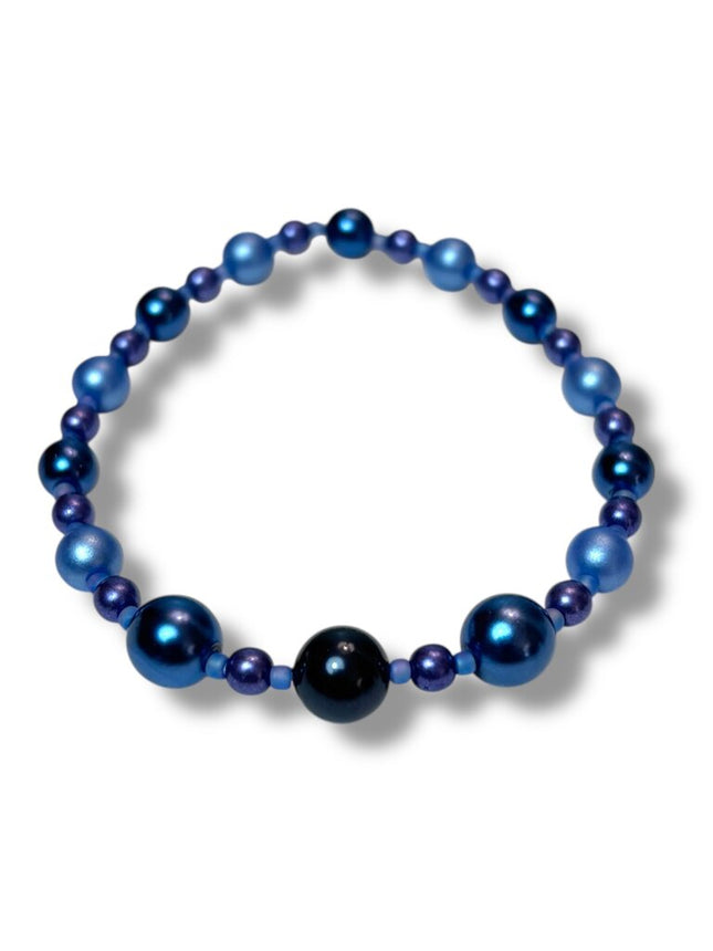 Swarovski Pearl Bracelet - Blues