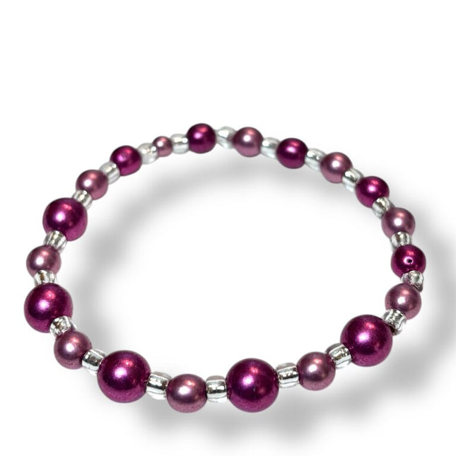 Swarovski Pearl Bracelet - Pinks