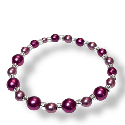 Swarovski Pearl Bracelet - Pinks