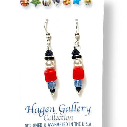 Venetian Glass Earrings - Nutcrackers