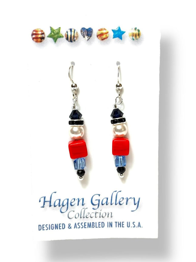 Venetian Glass Earrings - Nutcrackers