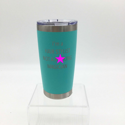 20 oz Tumbler Hair Stylist Teal