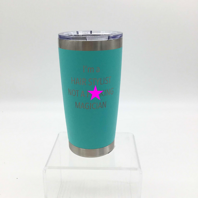 20 oz Tumbler Hair Stylist Teal