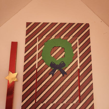 Slide & Pop Card/Door Wreath/Dazzling Ornaments