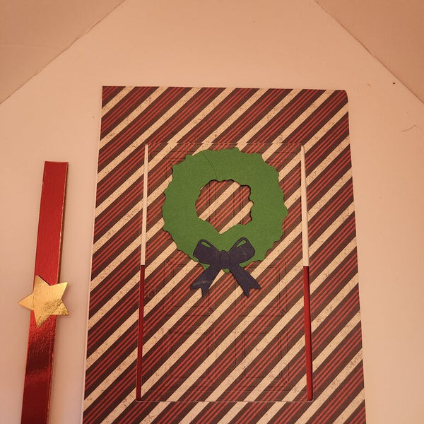 Slide & Pop Card/Door Wreath/Dazzling Ornaments
