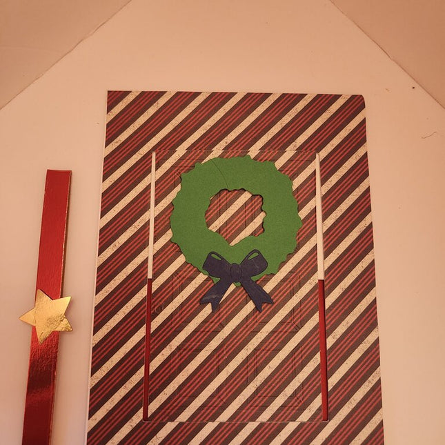 Slide & Pop Card/Door Wreath/Dazzling Ornaments