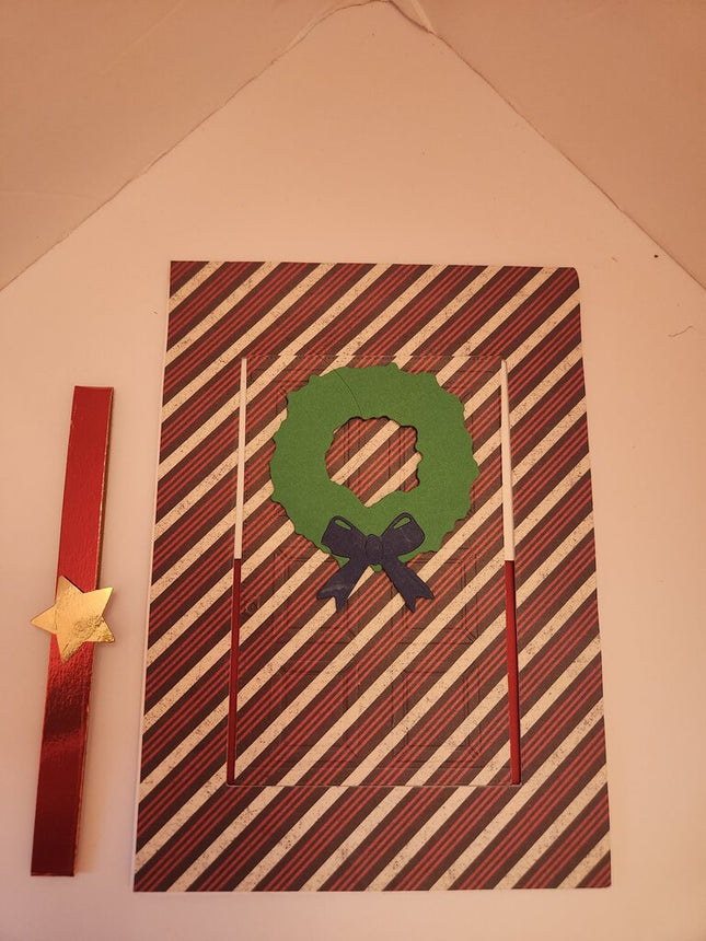 Slide & Pop Card/Door Wreath/Dazzling Ornaments