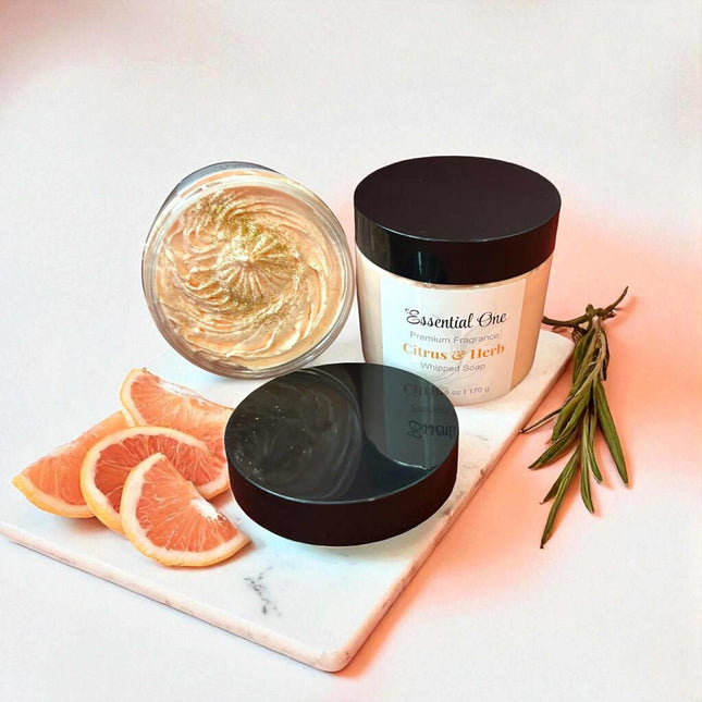 Citrus & Herb Whipped Soap