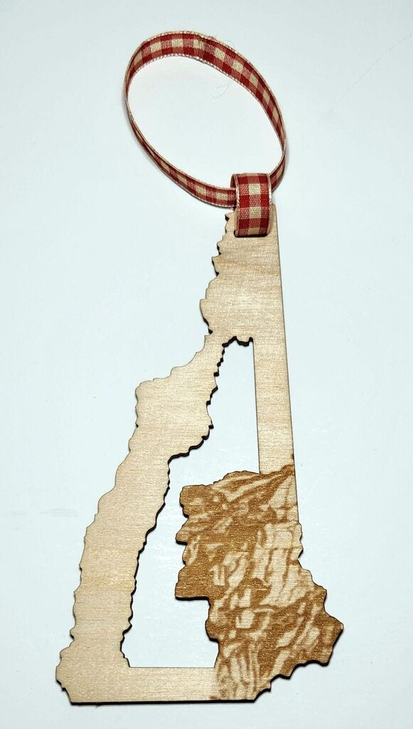 New Hampshire & Old Man in the Mountain Ornament