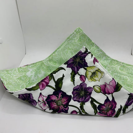 DC lg purple floral