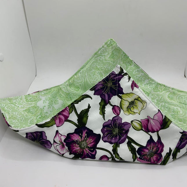 DC lg purple floral