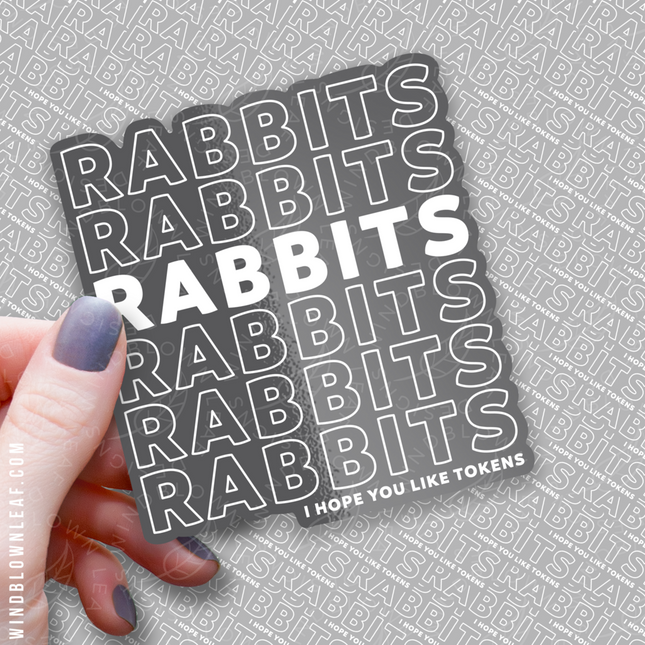 Sticker - MTG Tokens - Rabbits 3/$10