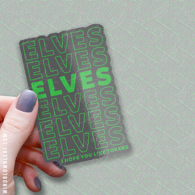 Sticker - MTG Tokens - Elves 3/$10